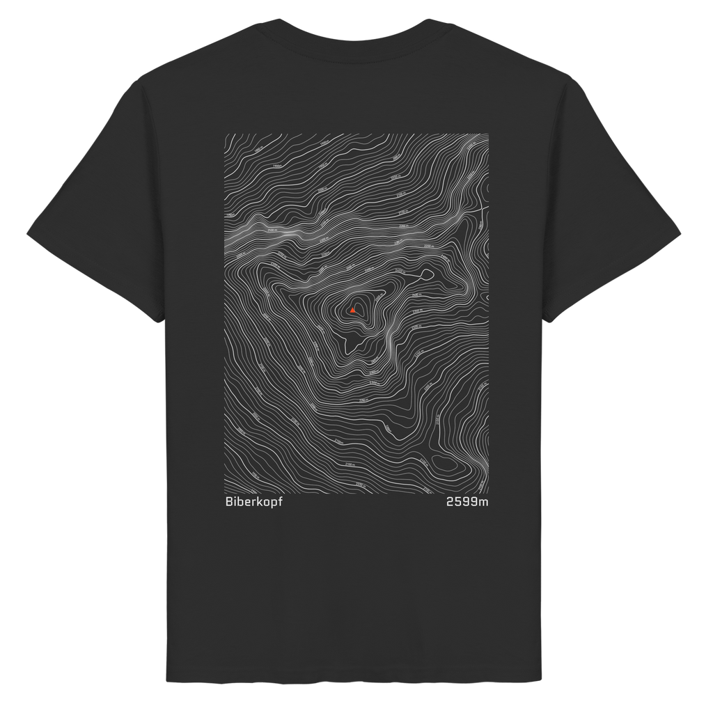 Biberkopf Höhenlinien T-Shirt (Unisex)