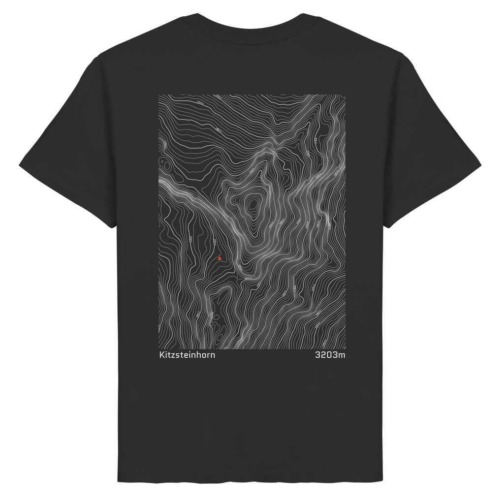 Kitzsteinhorn Höhenlinien T-Shirt (Unisex)