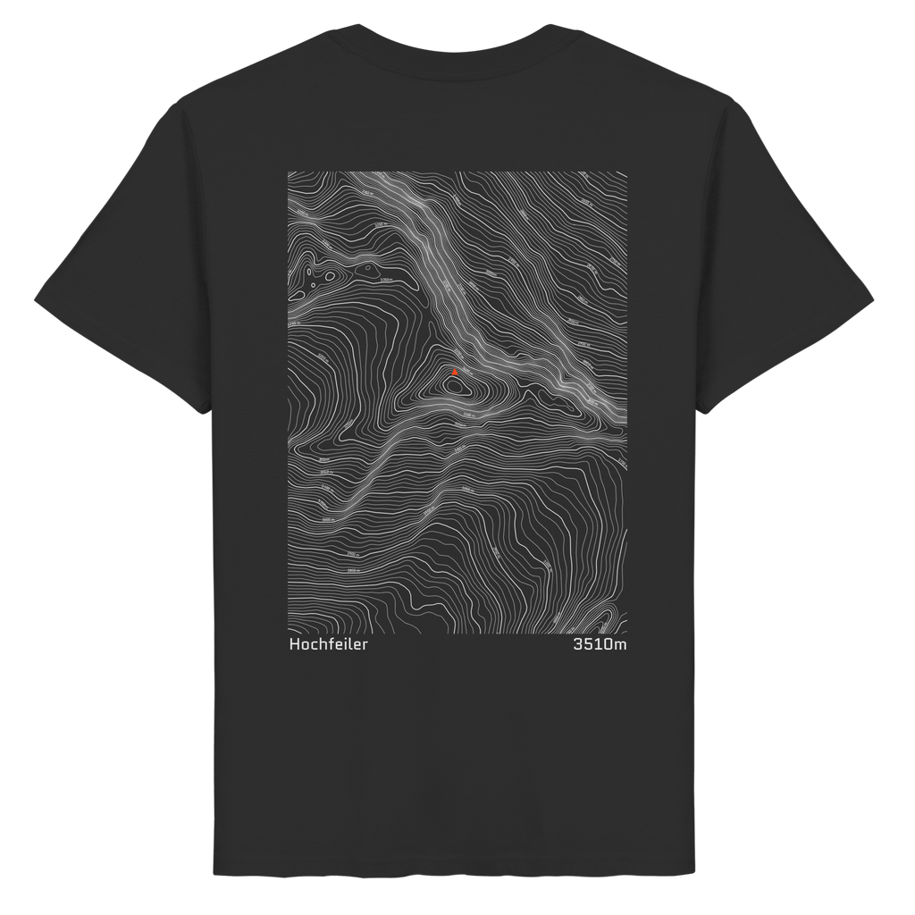 Hochfeiler Höhenlinien T-Shirt (Unisex)