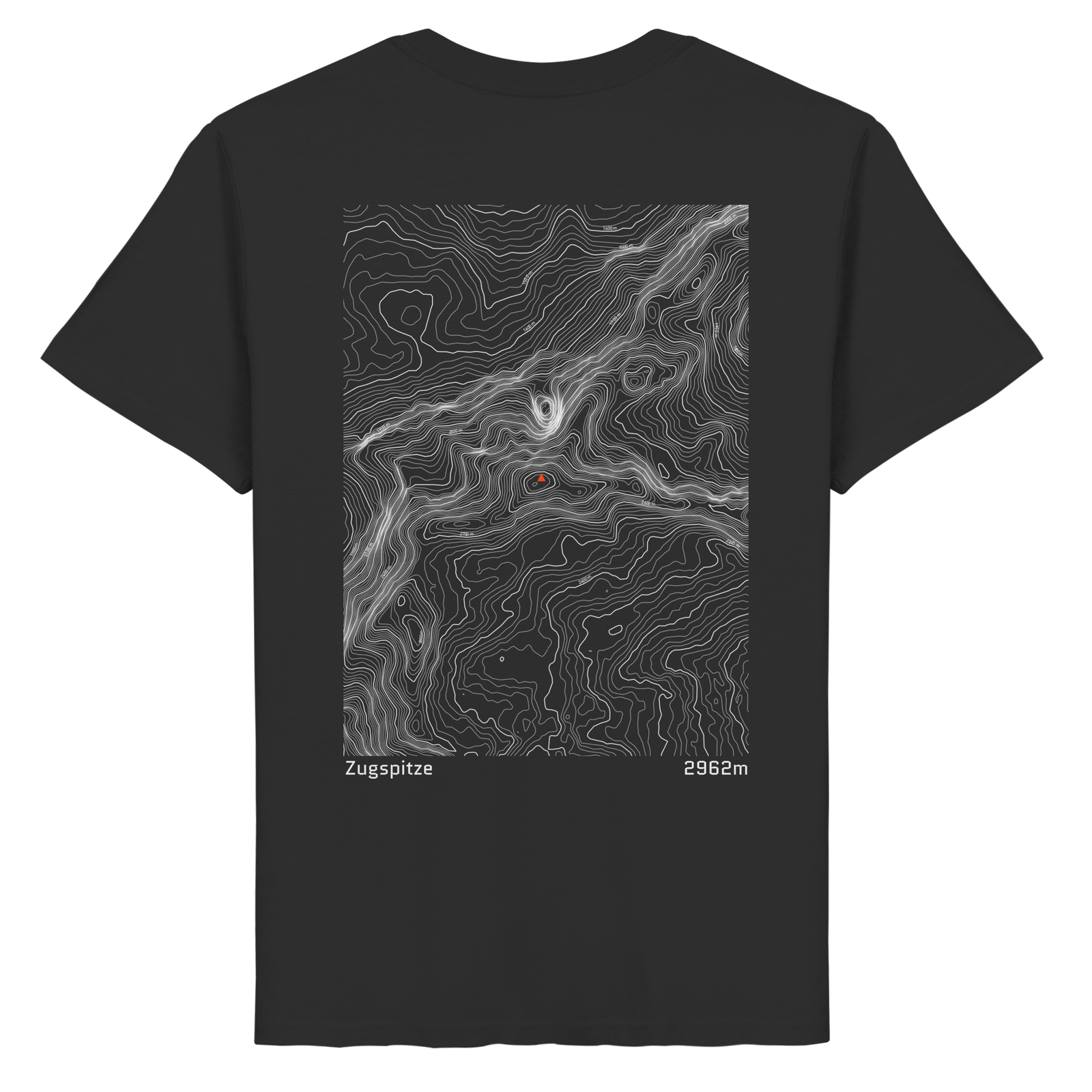 Watzmann Höhenlinien T-Shirt (Unisex)