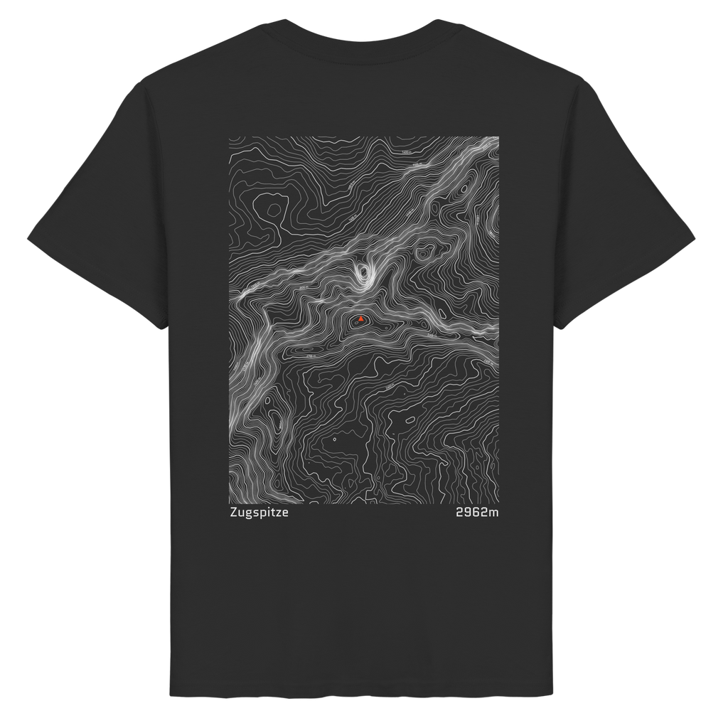 Watzmann Höhenlinien T-Shirt (Unisex)
