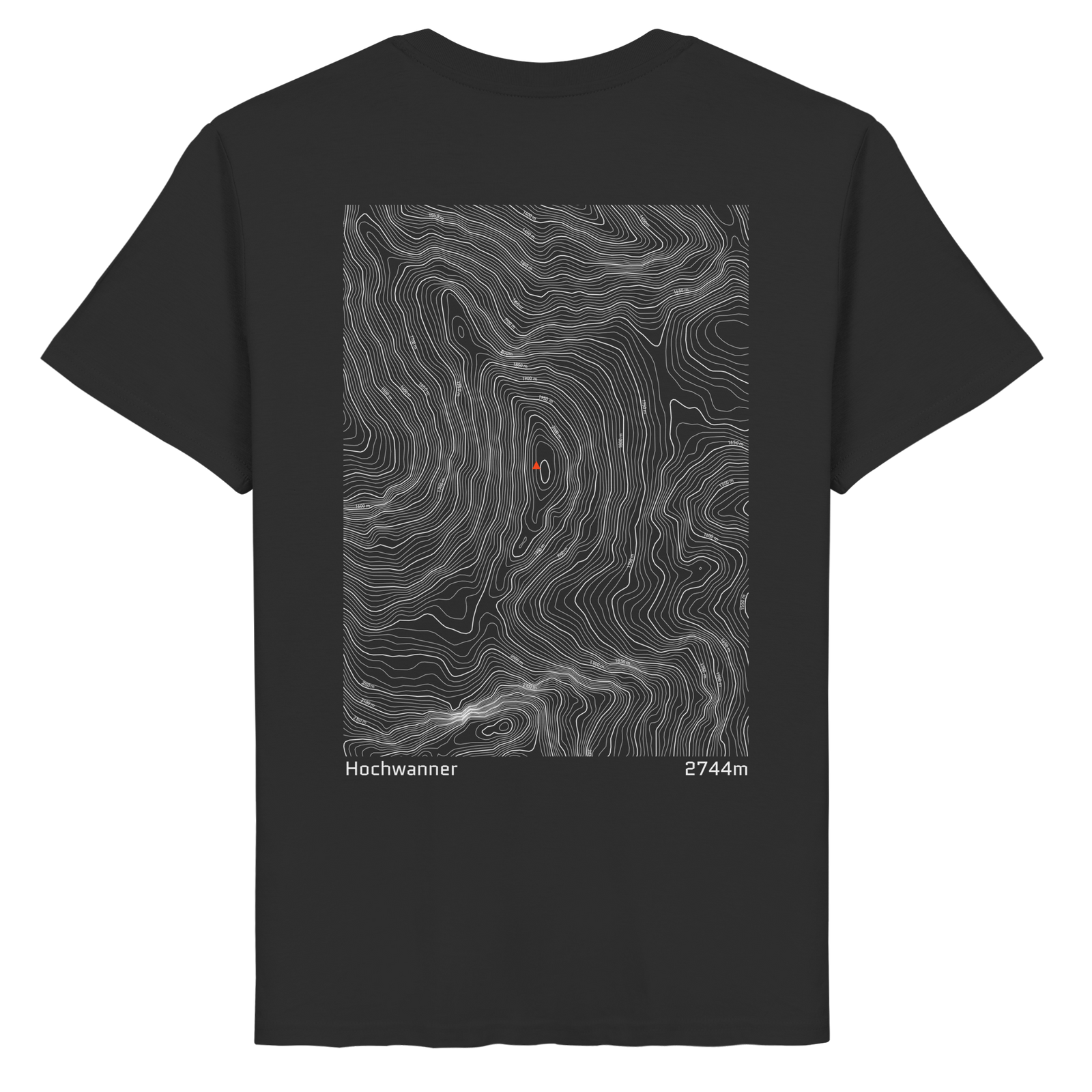 Hochwanner Höhenlinien T-Shirt (Unisex)