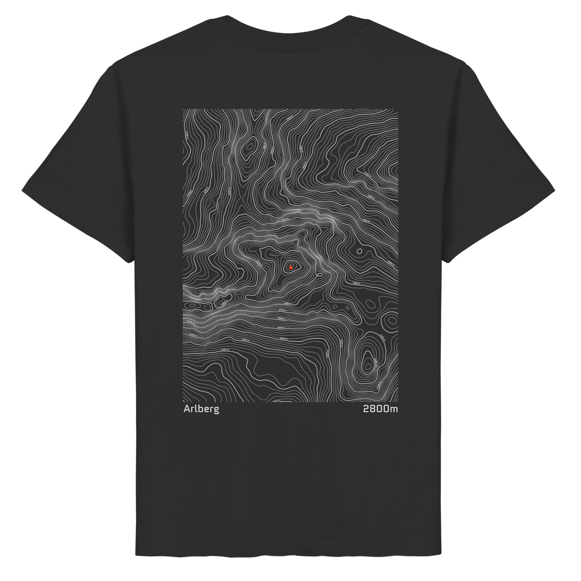 Arlberg Höhenlinien T-Shirt (Unisex)