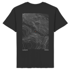 Lyskamm Höhenlinien T-Shirt (Unisex)