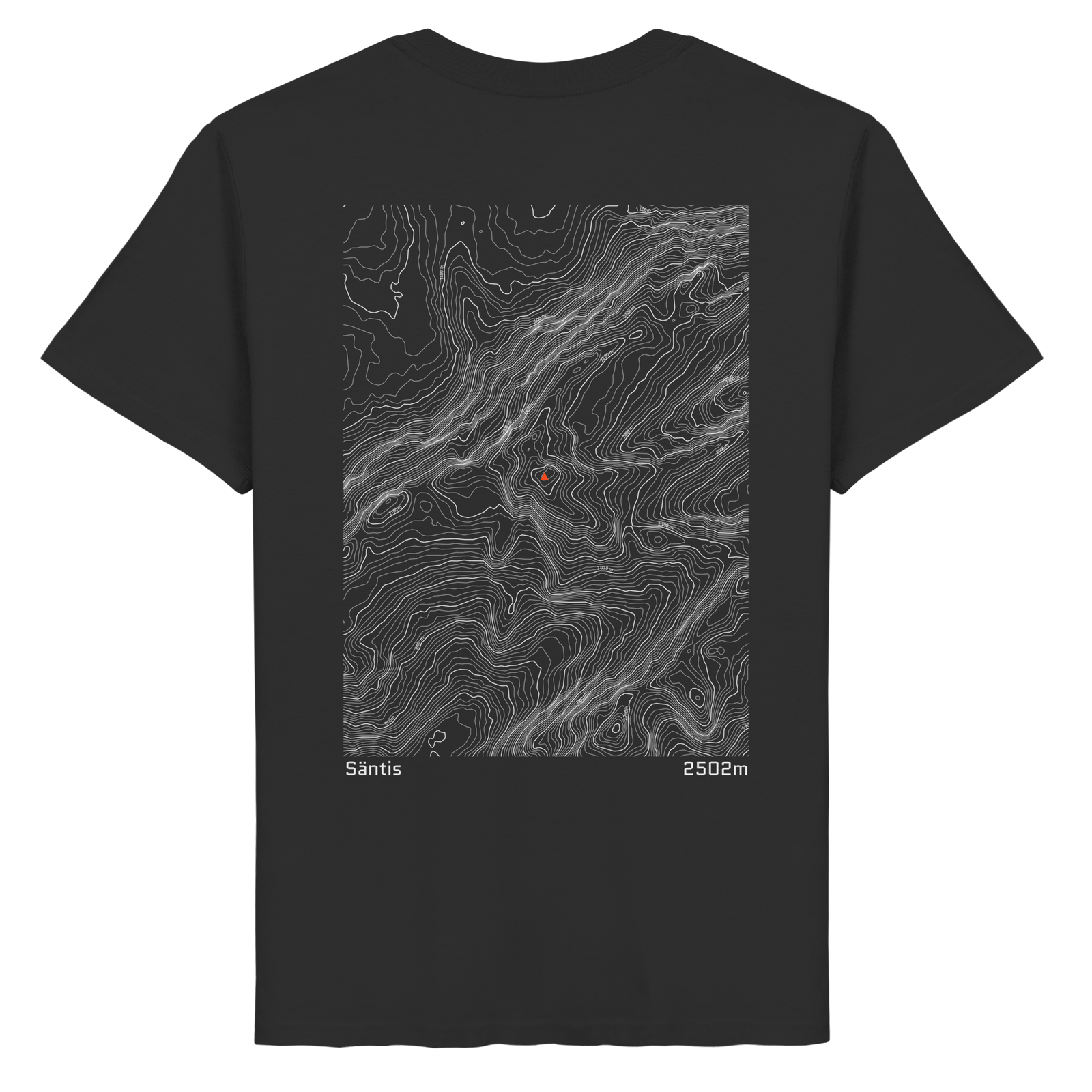 Säntis Höhenlinien T-Shirt (Unisex)