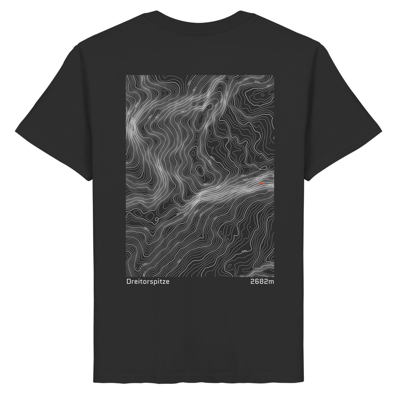 Dreitorspitze Höhenlinien T-Shirt (Unisex)