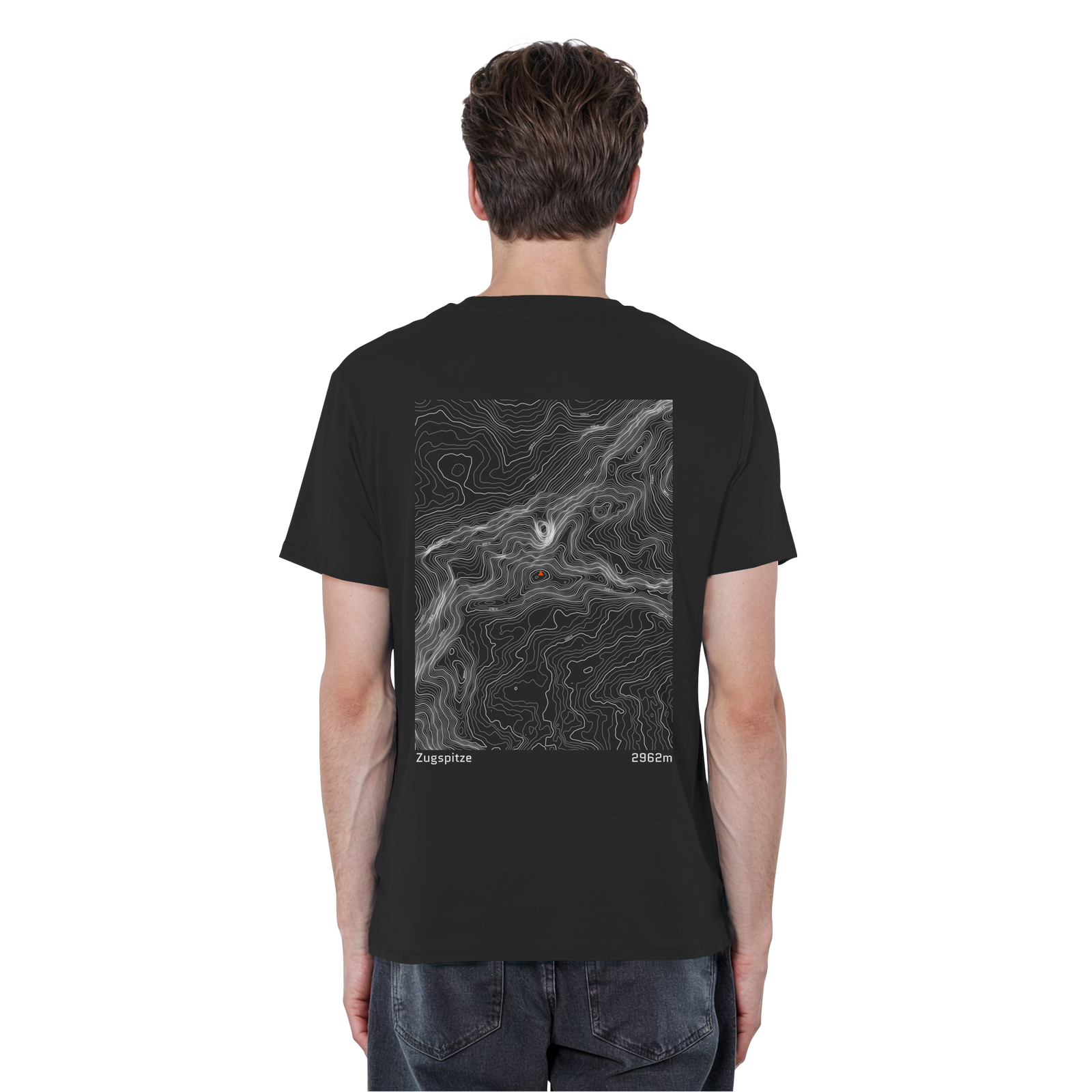 Watzmann Höhenlinien T-Shirt (Unisex)