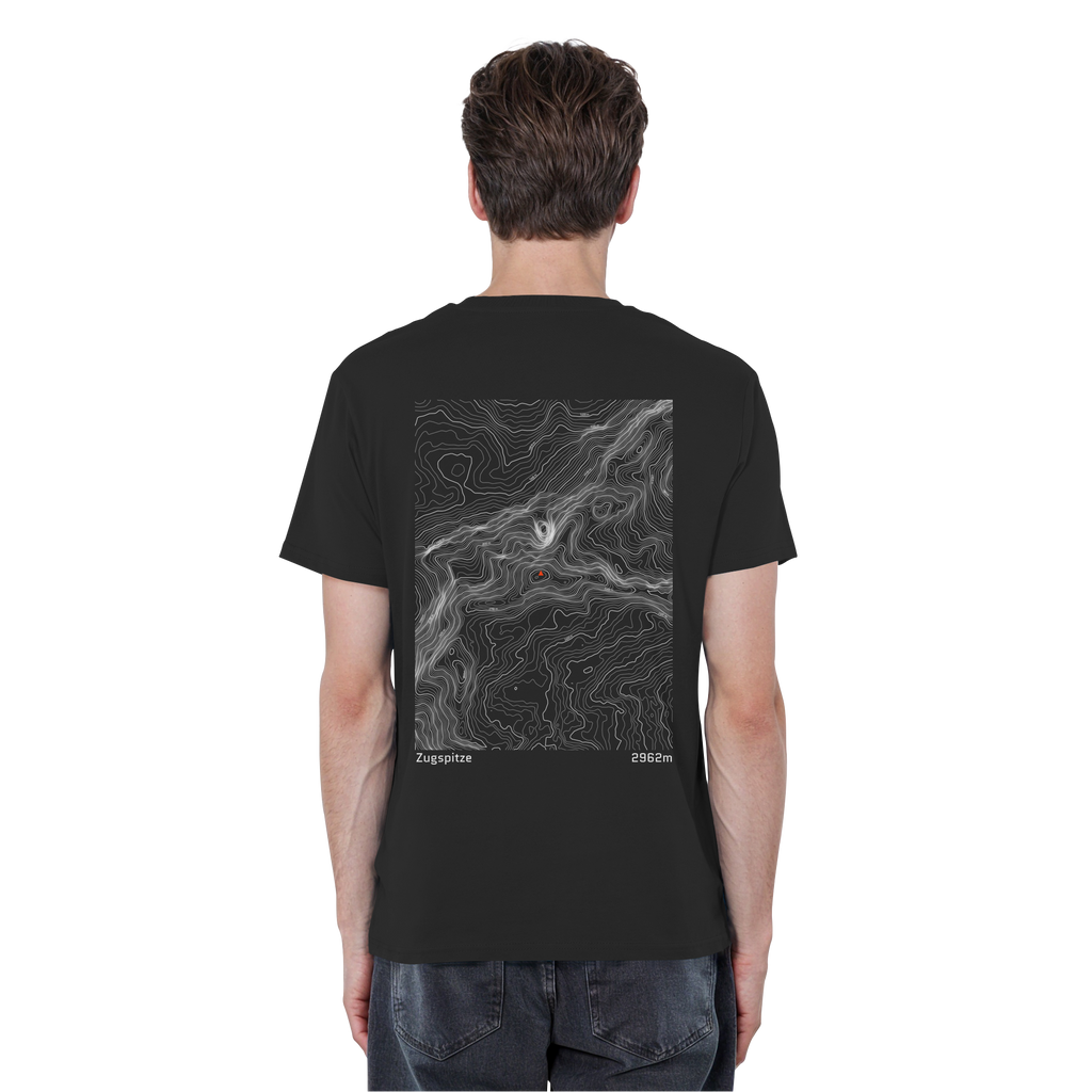 Watzmann Höhenlinien T-Shirt (Unisex)