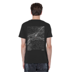 Watzmann Höhenlinien T-Shirt (Unisex)