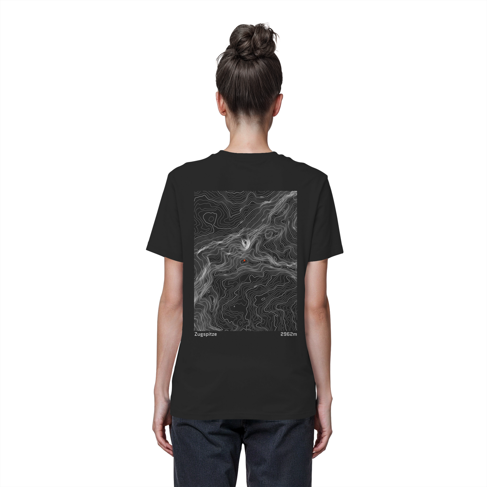 Watzmann Höhenlinien T-Shirt (Unisex)