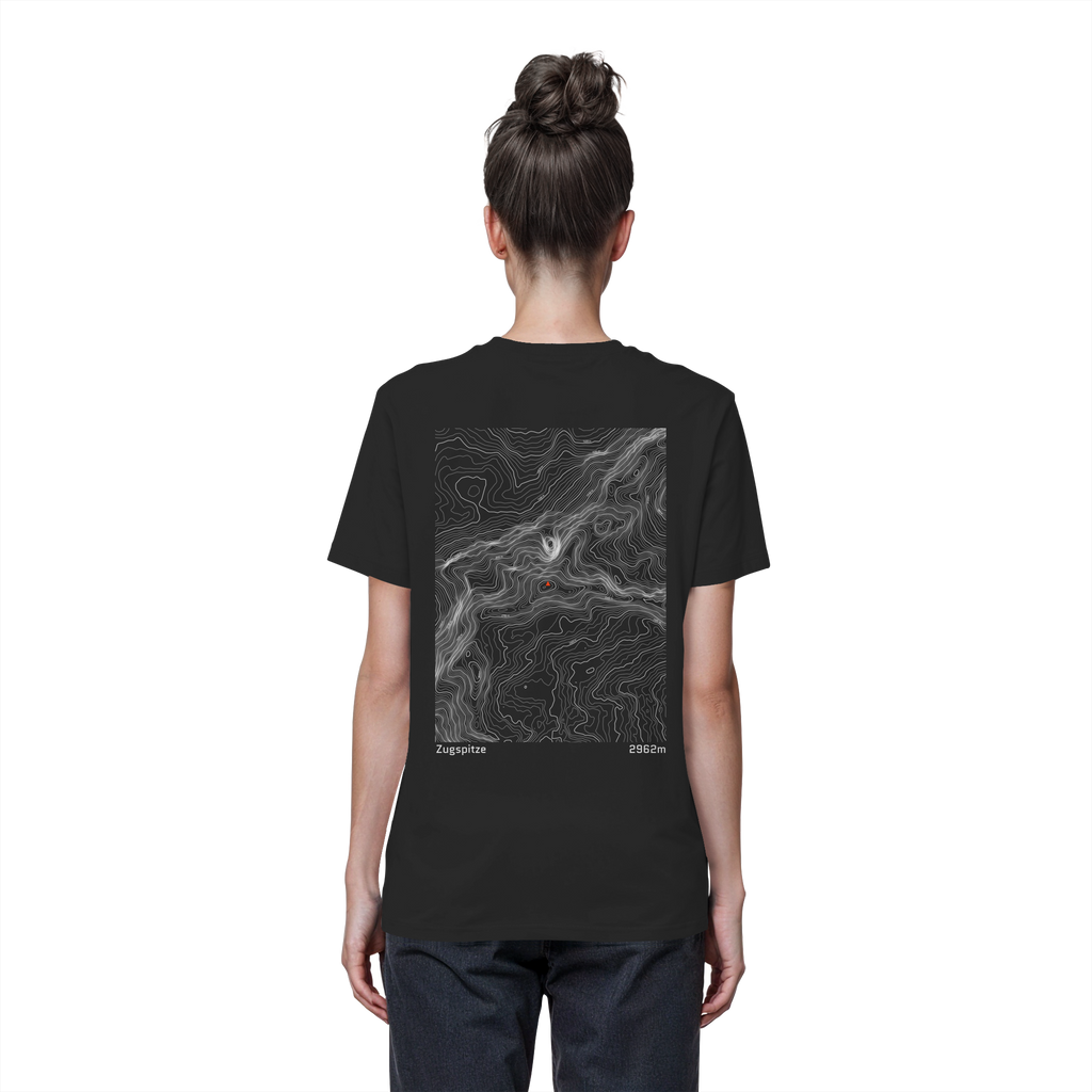 Watzmann Höhenlinien T-Shirt (Unisex)