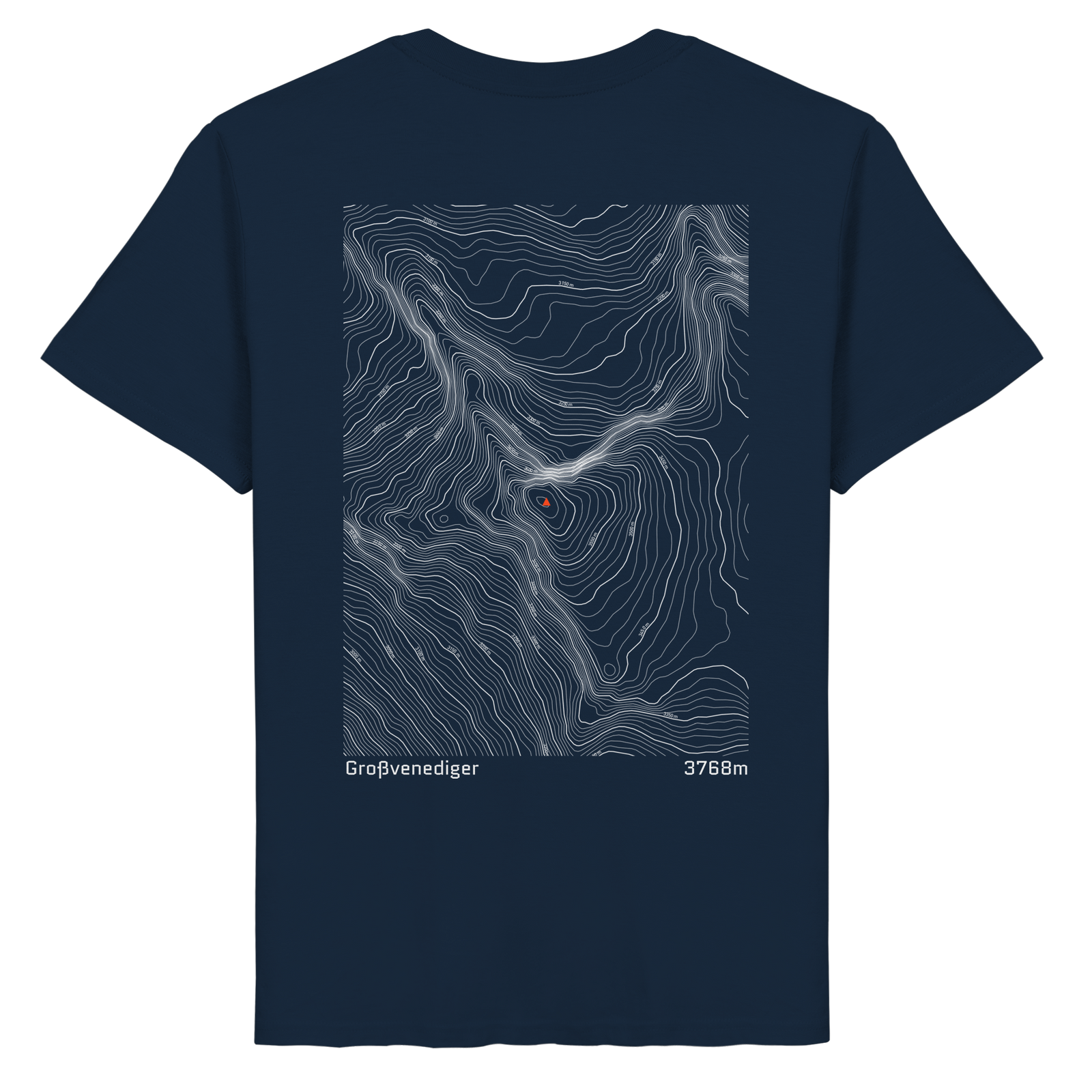 Großvenediger Höhenlinien T-Shirt (Unisex)