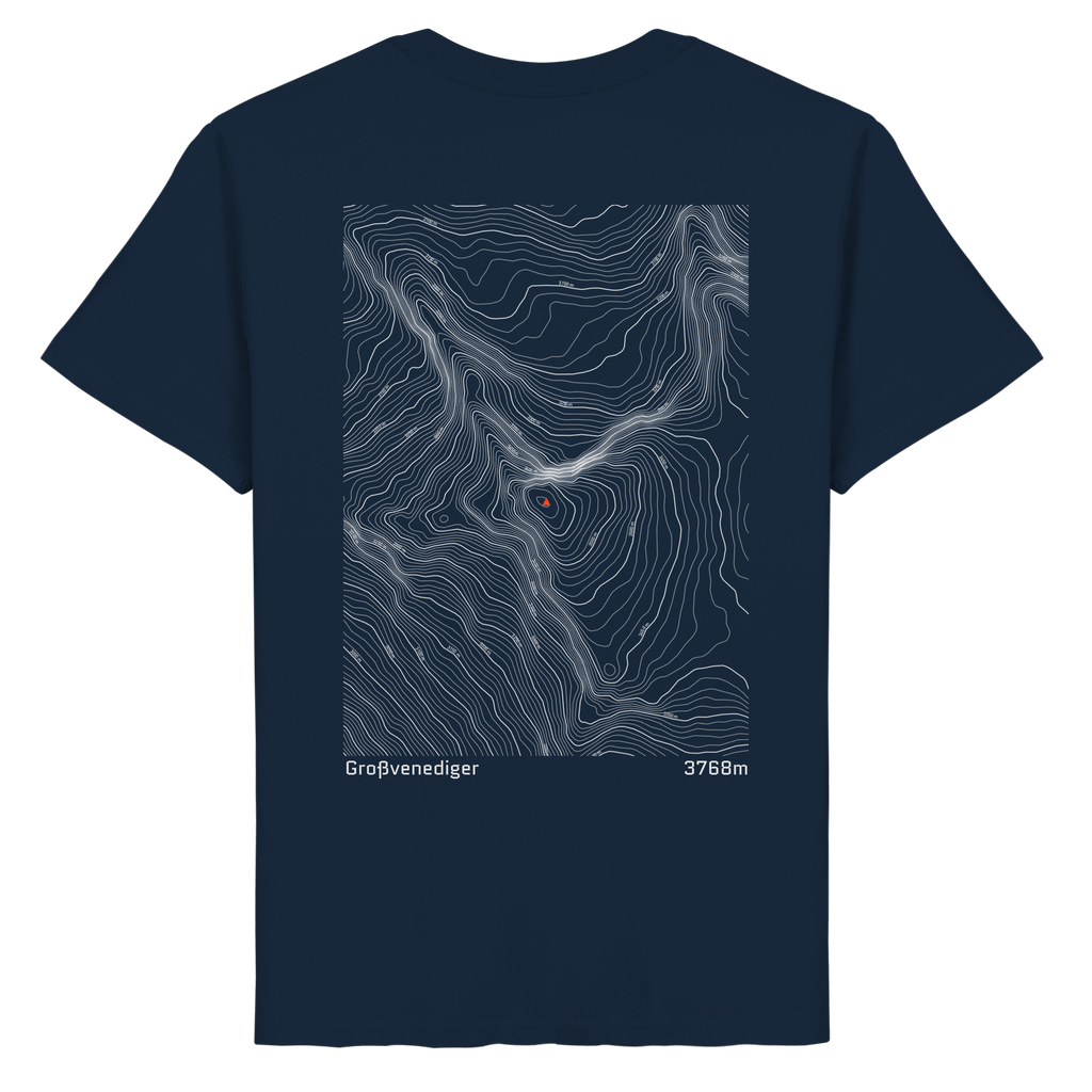Großvenediger Höhenlinien T-Shirt (Unisex)