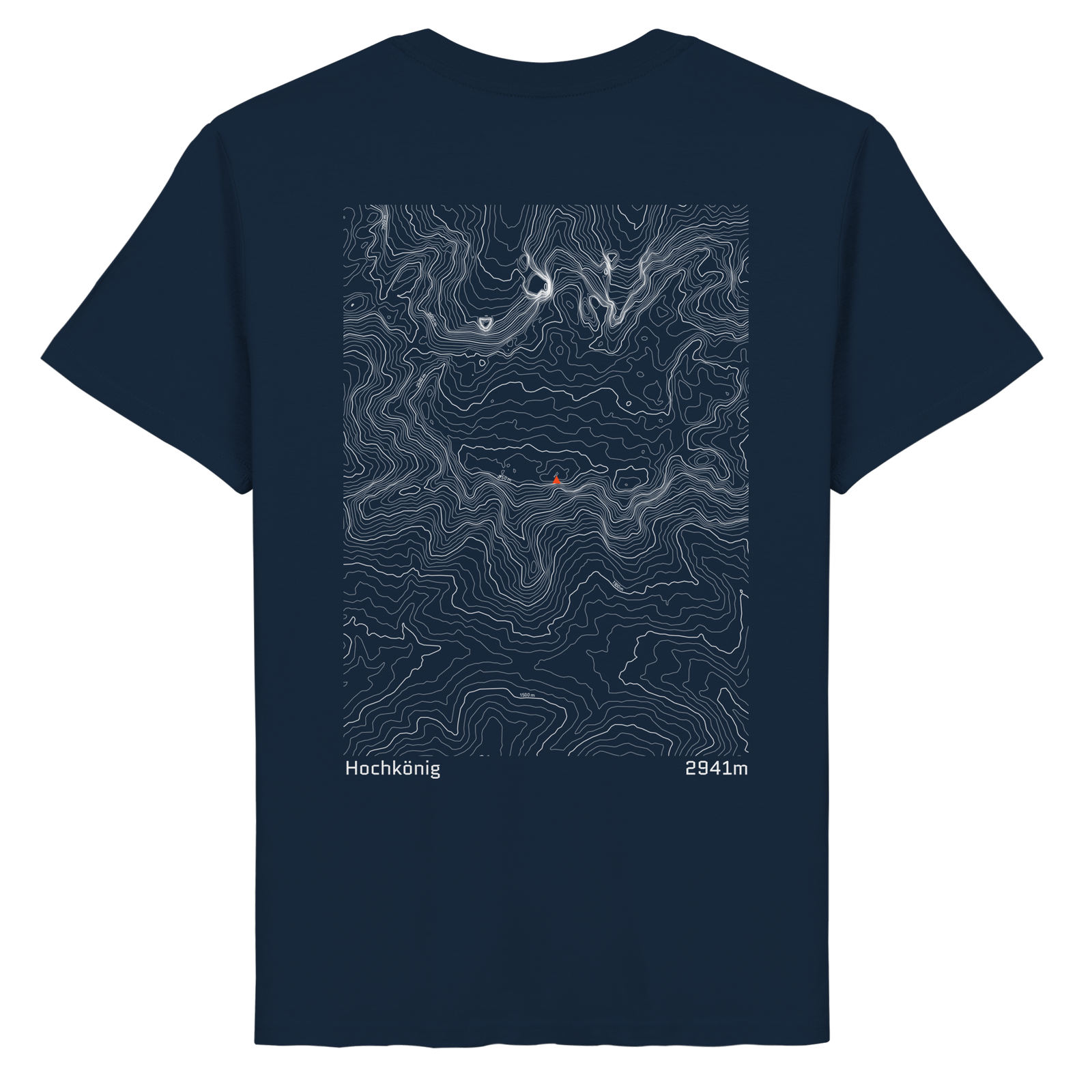 Hochkönig Höhenlinien T-Shirt (Unisex)