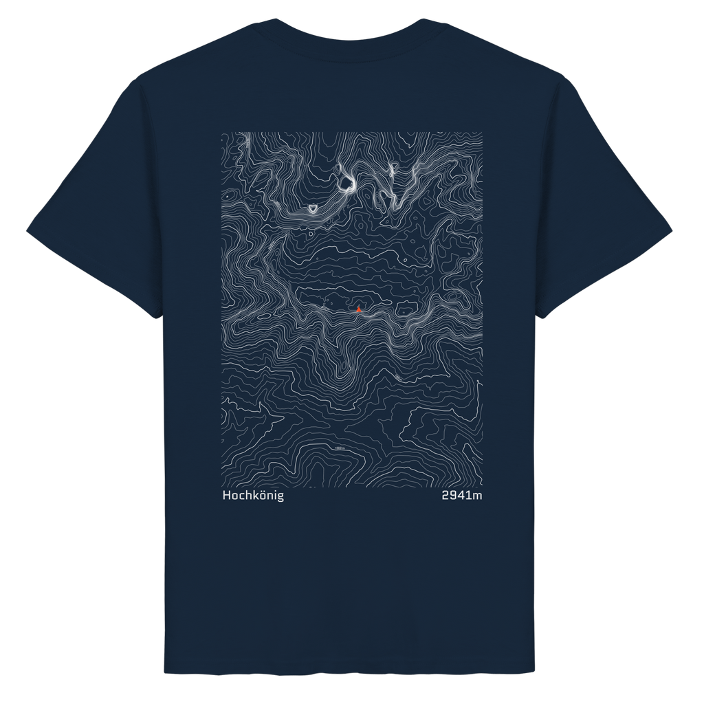 Hochkönig Höhenlinien T-Shirt (Unisex)