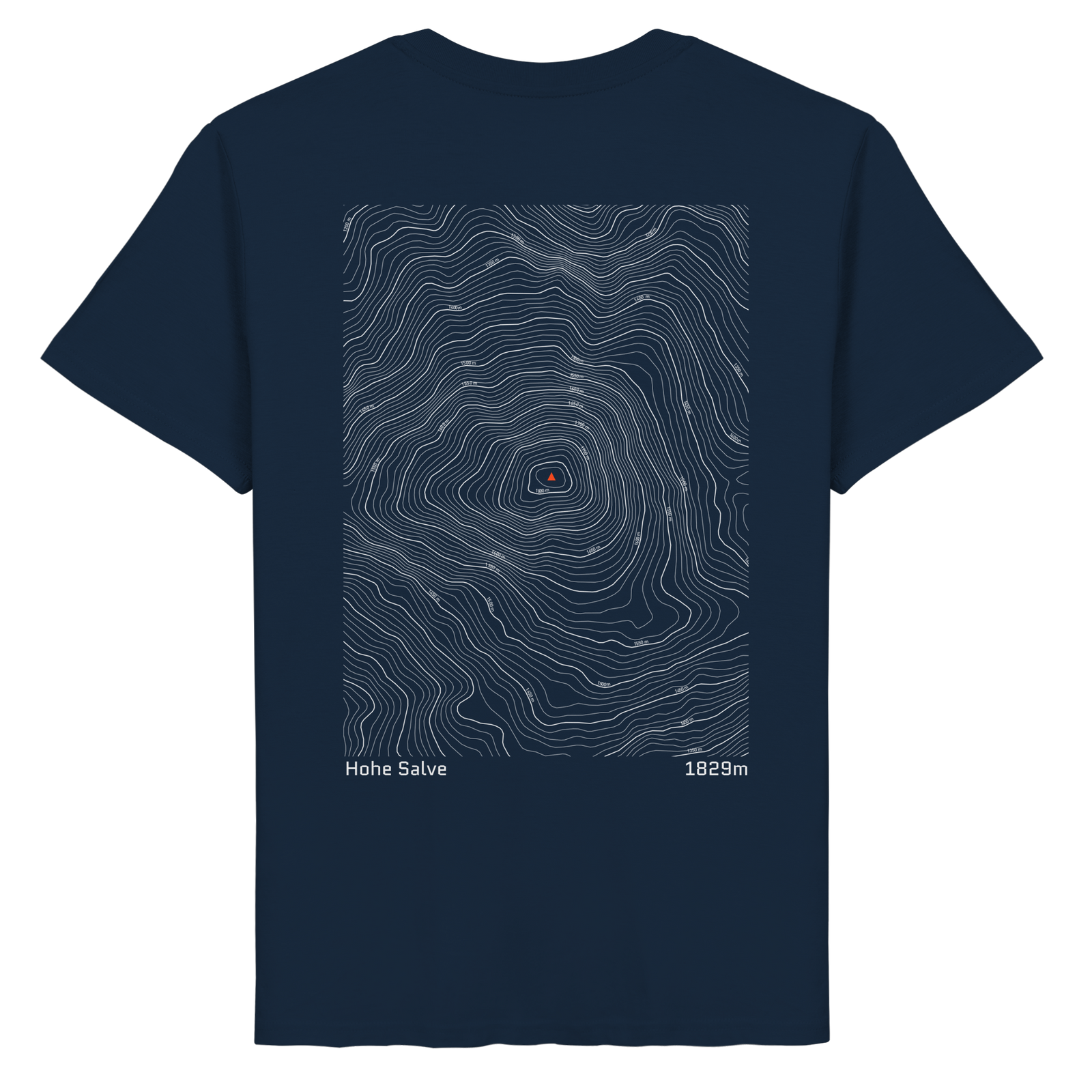 Hohe Salve Höhenlinien T-Shirt (Unisex)