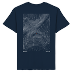 Mönch Höhenlinien T-Shirt (Unisex)