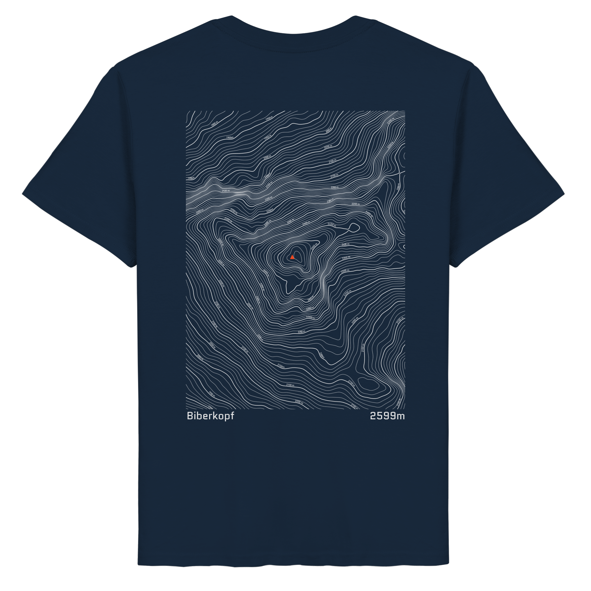 Biberkopf Höhenlinien T-Shirt (Unisex)