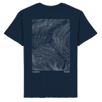 Jungfrau Höhenlinien T-Shirt (Unisex)