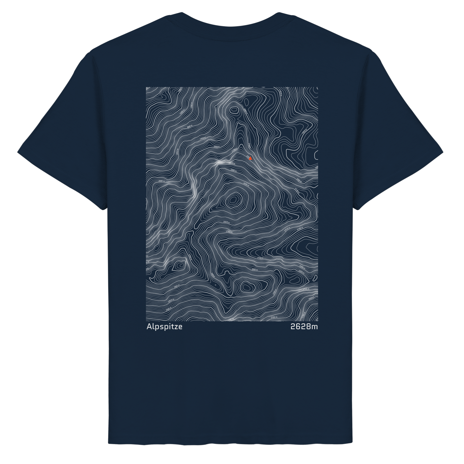Alpspitze Höhenlinie T-Shirt (Unisex)