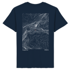 Zugspitze Höhenlinien T-Shirt (Unisex)