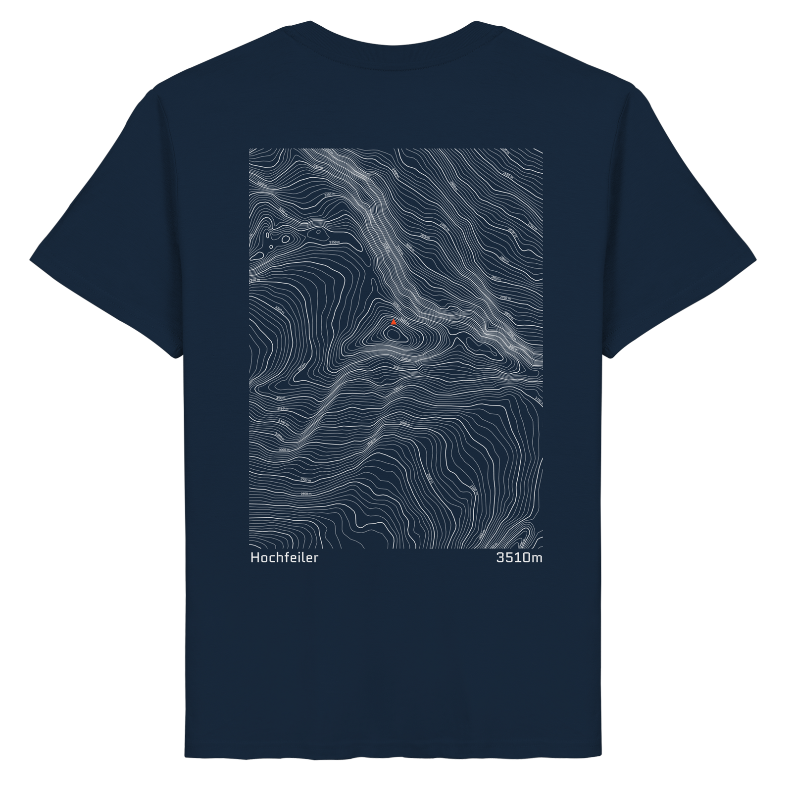 Hochfeiler Höhenlinien T-Shirt (Unisex)