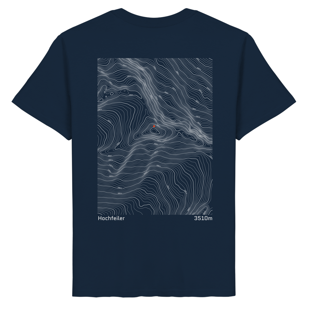 Hochfeiler Höhenlinien T-Shirt (Unisex)