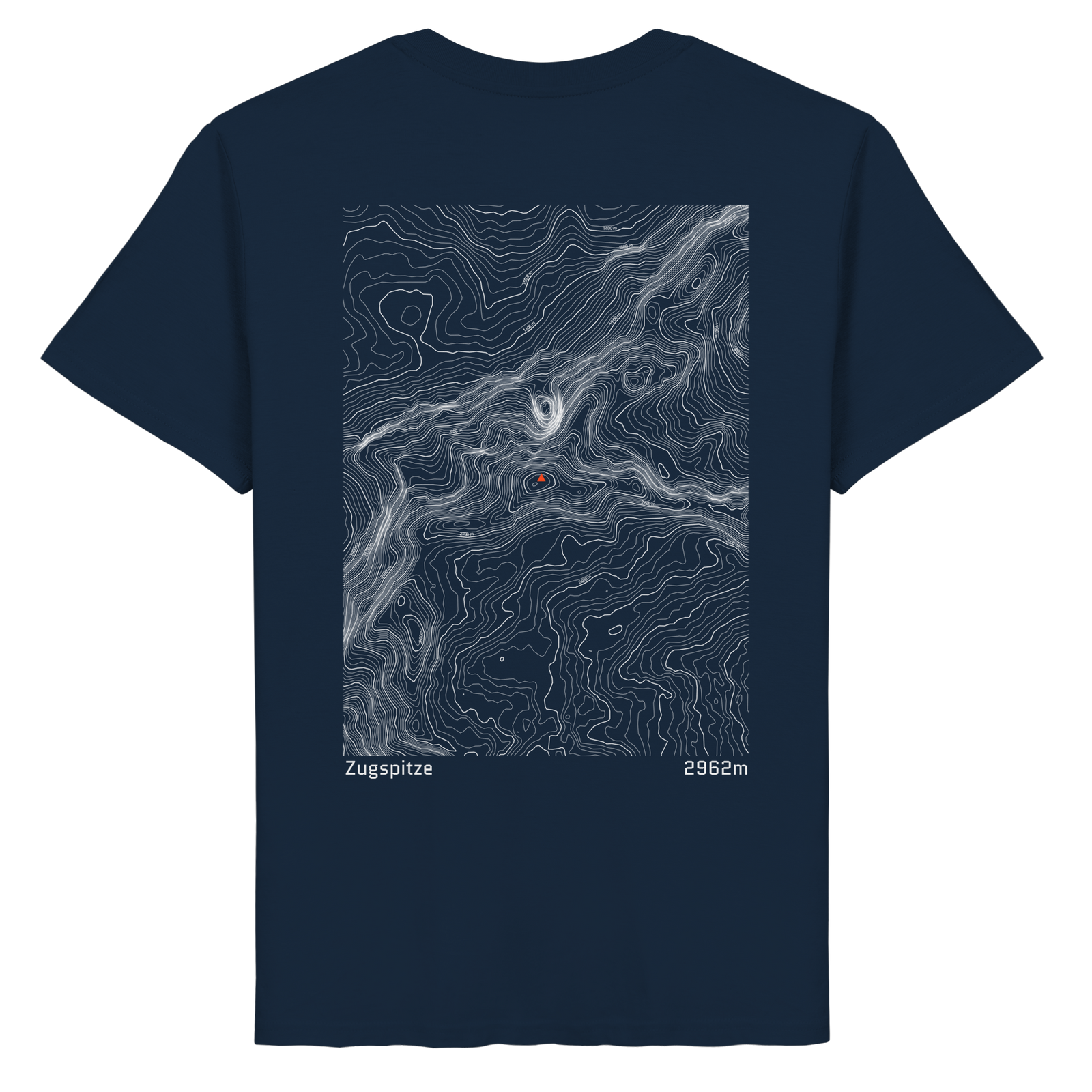 Watzmann Höhenlinien T-Shirt (Unisex)