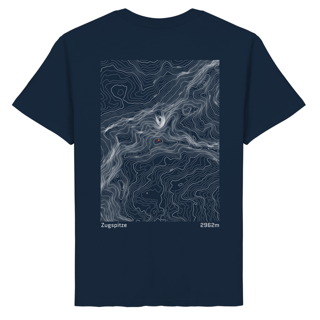 Watzmann Höhenlinien T-Shirt (Unisex)