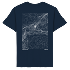 Watzmann Höhenlinien T-Shirt (Unisex)