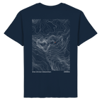 Drei Zinnen Dolomiten Höhenlinien T-Shirt (Unisex)