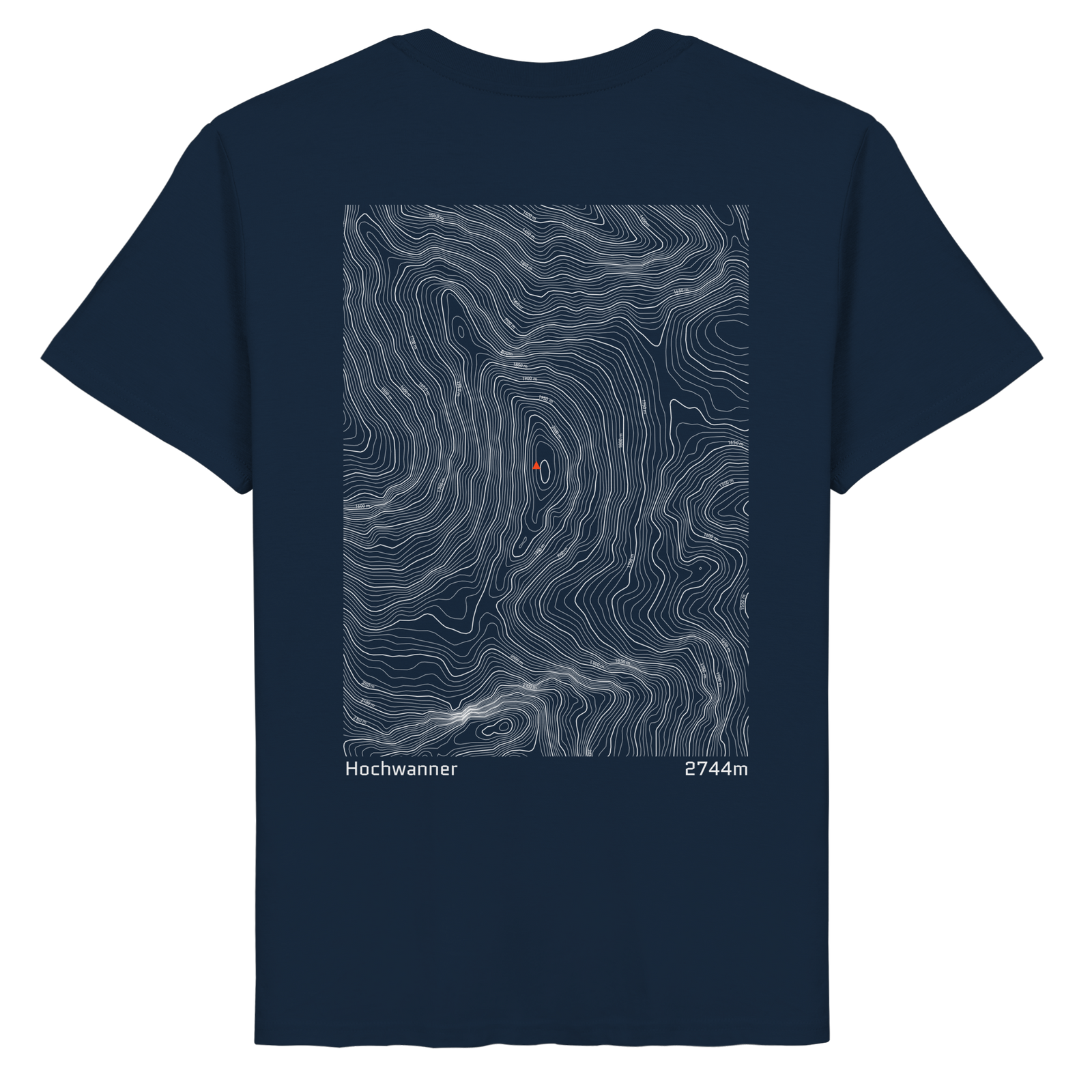Hochwanner Höhenlinien T-Shirt (Unisex)