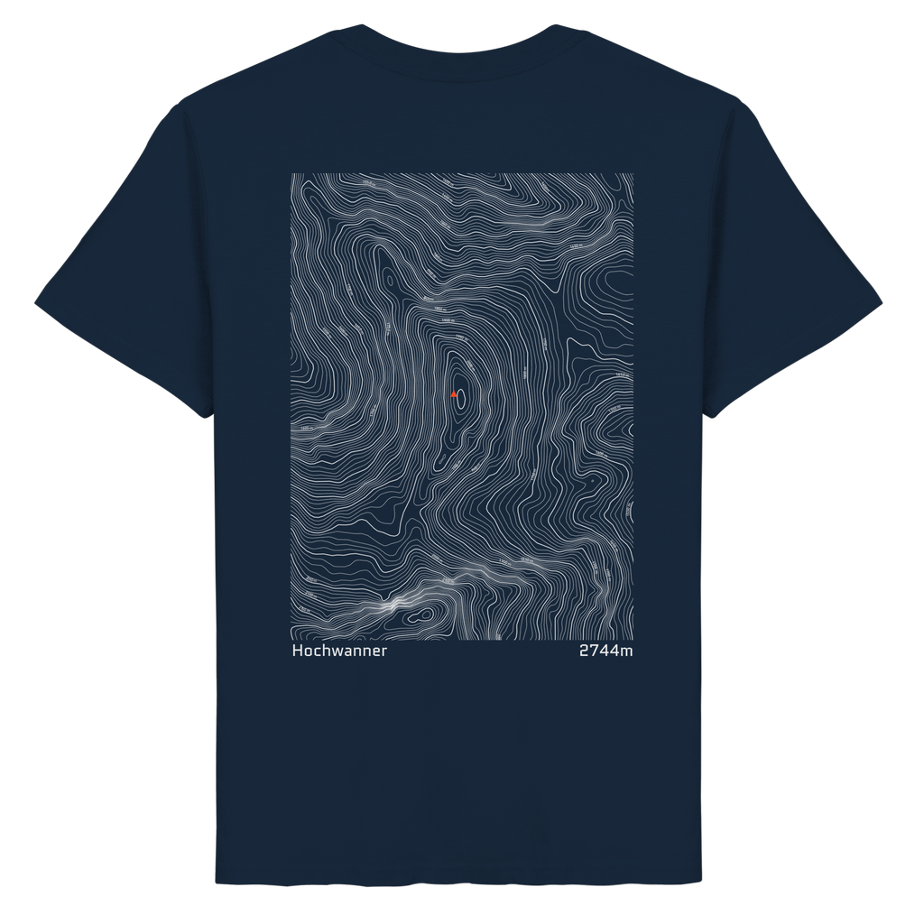 Hochwanner Höhenlinien T-Shirt (Unisex)