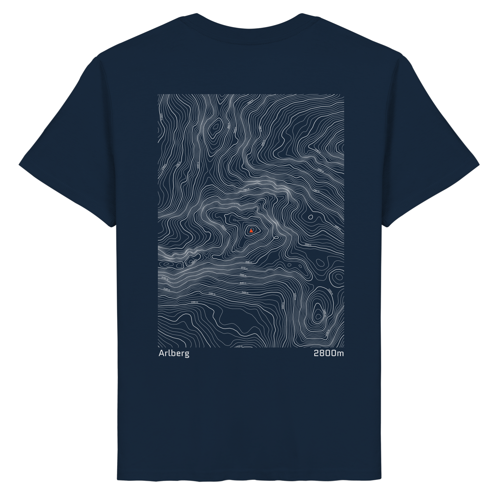 Arlberg Höhenlinien T-Shirt (Unisex)