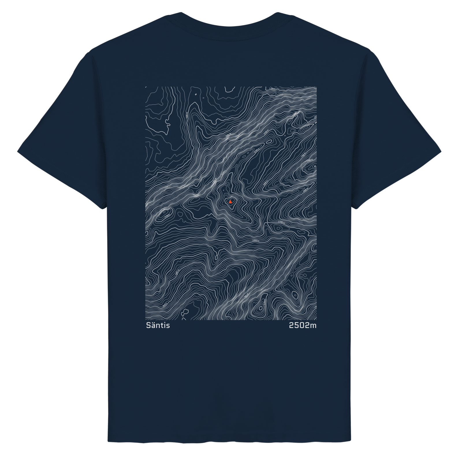 Säntis Höhenlinien T-Shirt (Unisex)