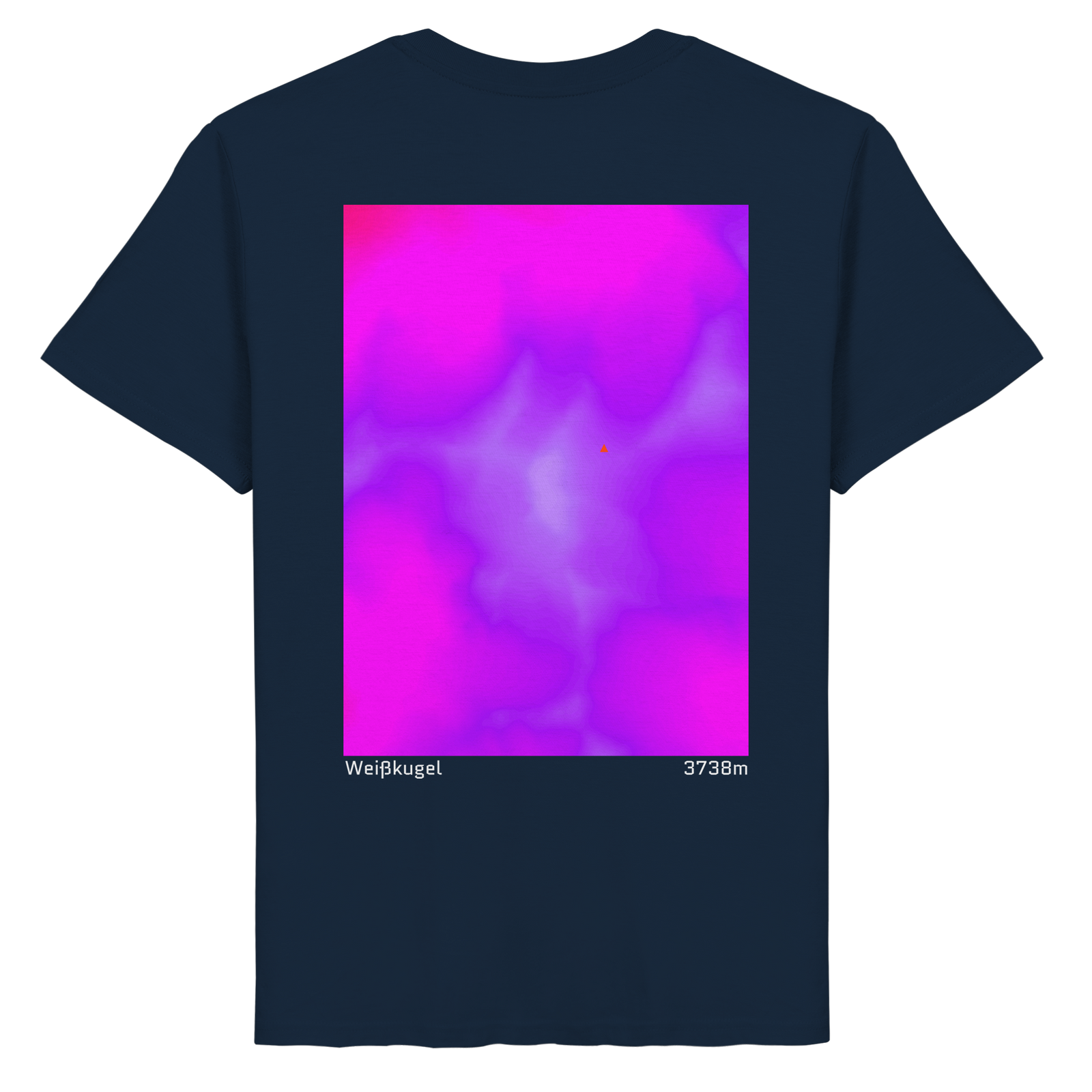 Weißkugel Gradient T-Shirt (Unisex)