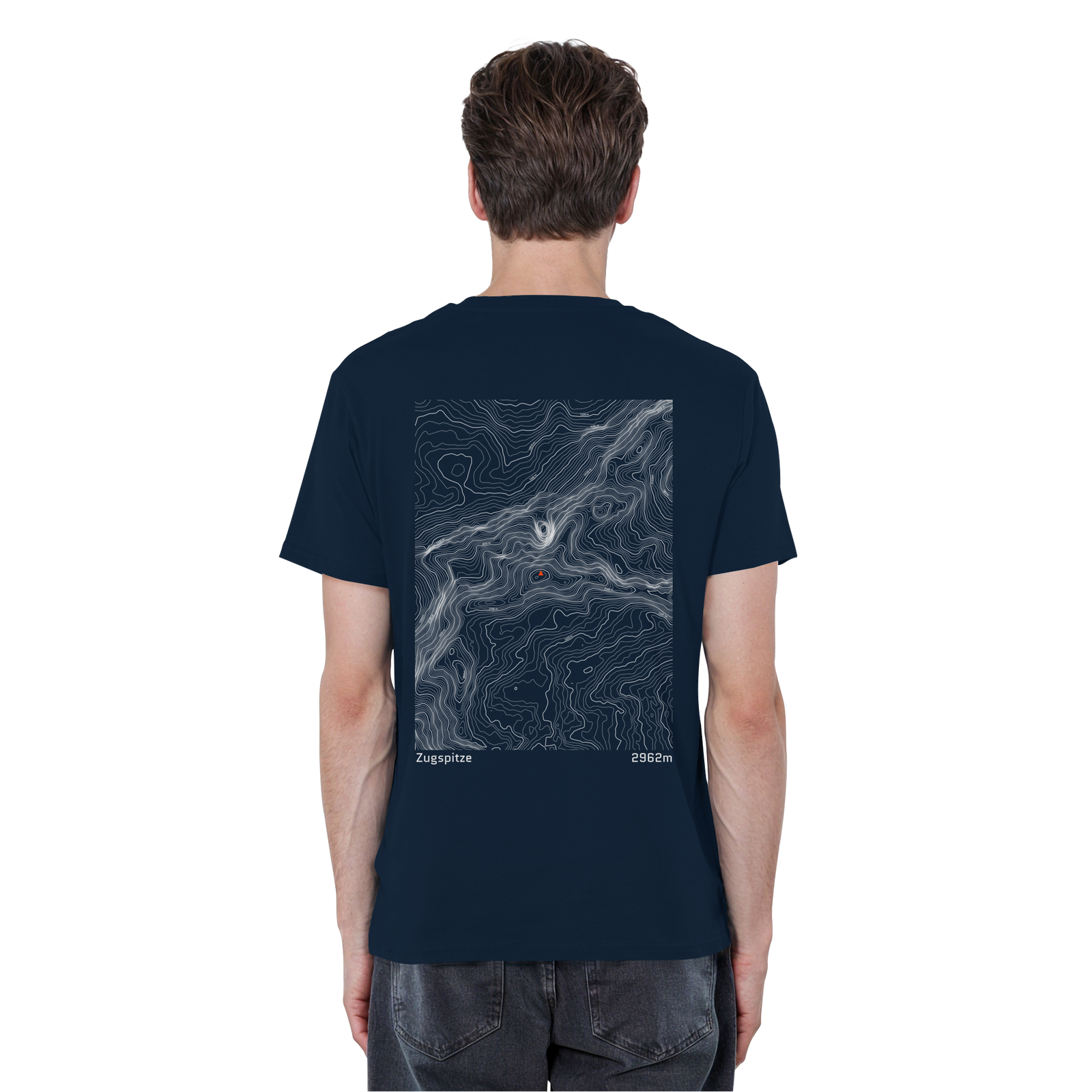 Watzmann Höhenlinien T-Shirt (Unisex)