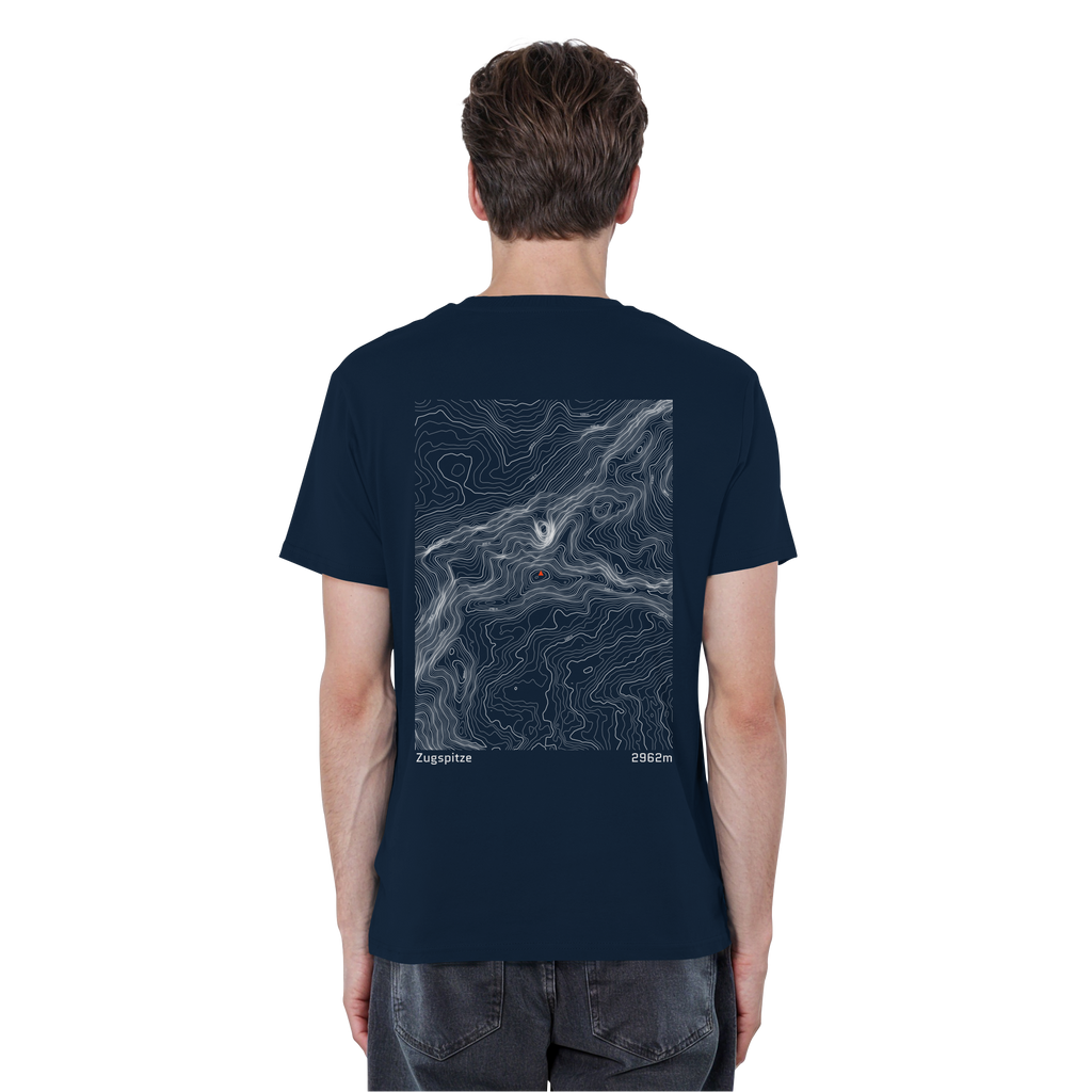 Watzmann Höhenlinien T-Shirt (Unisex)
