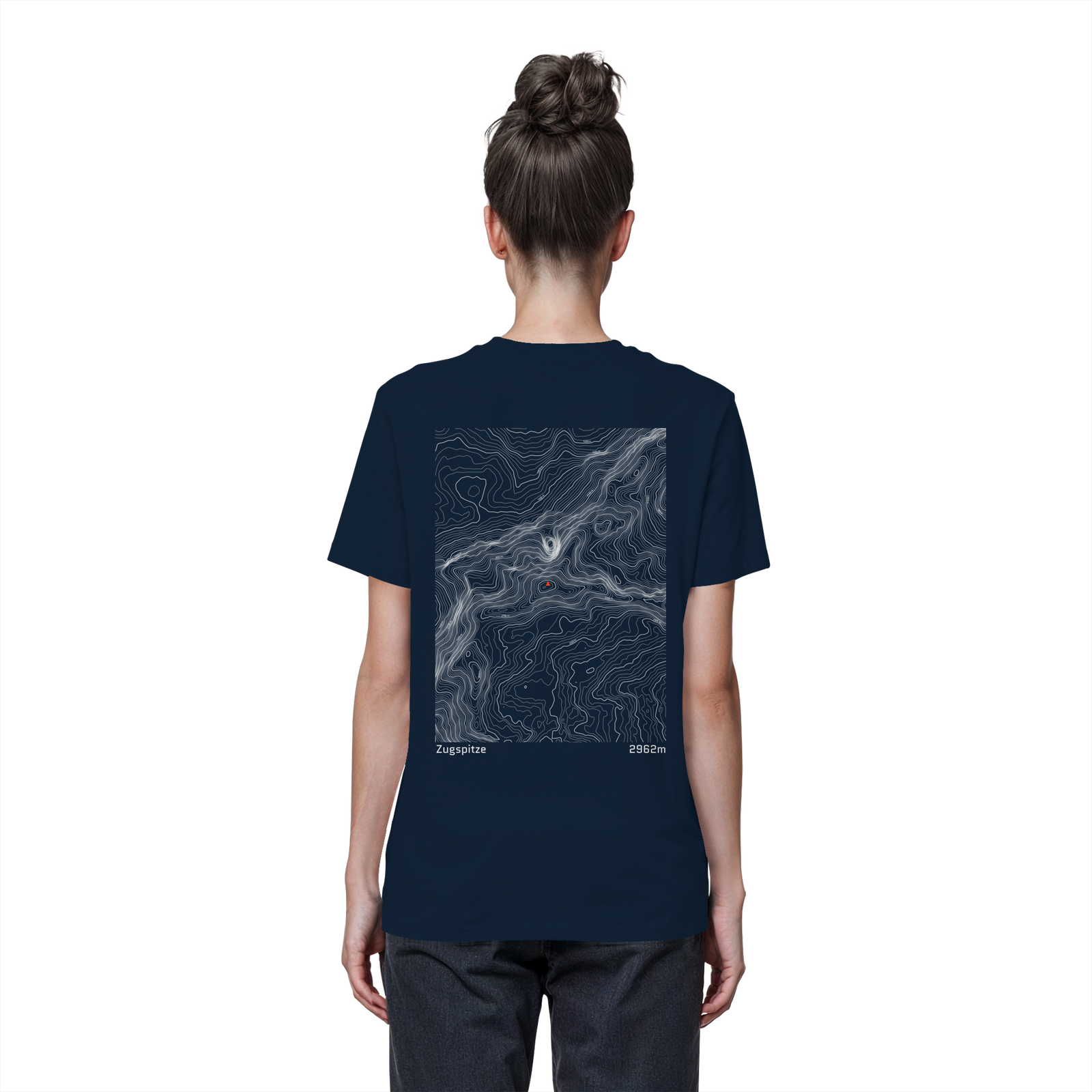Watzmann Höhenlinien T-Shirt (Unisex)