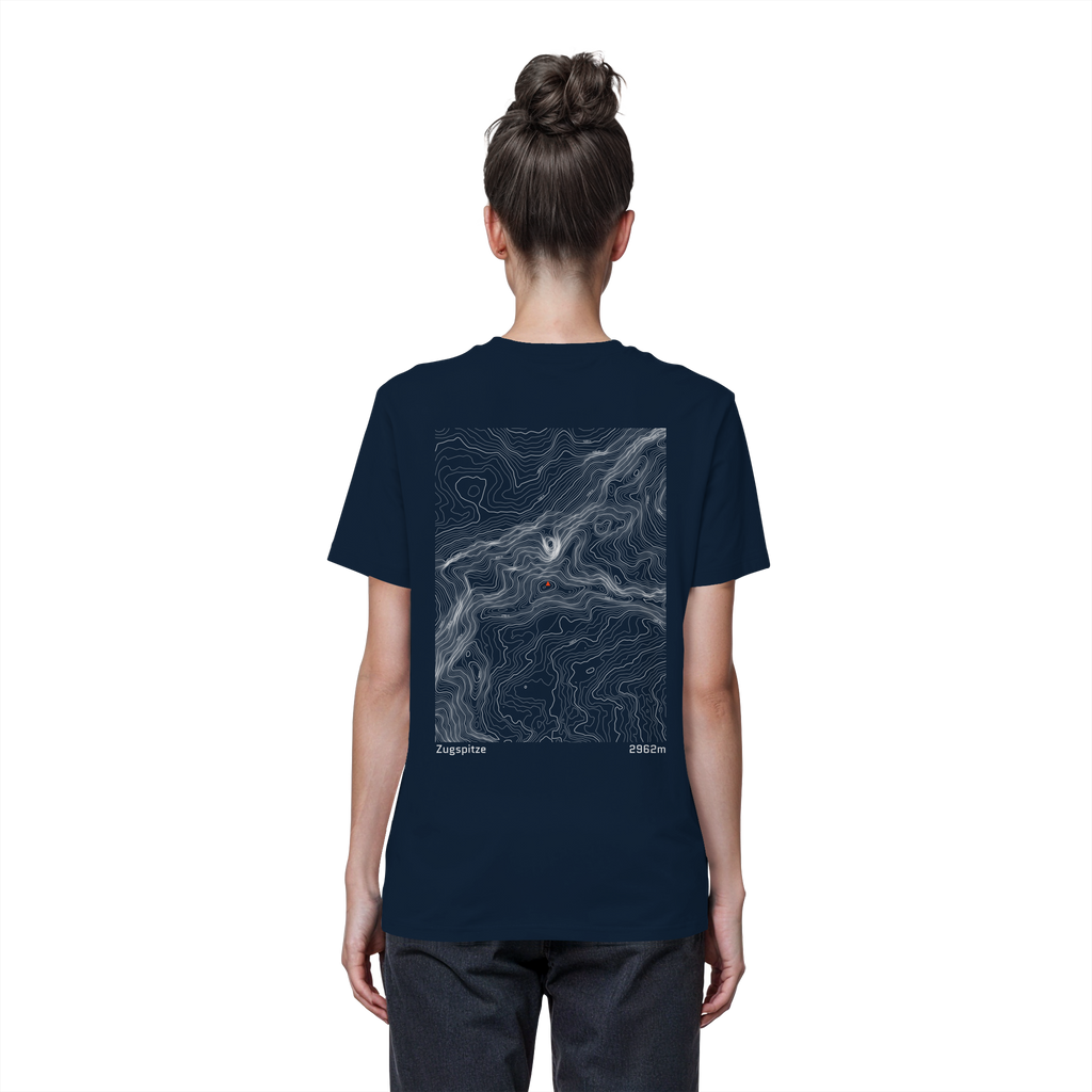 Watzmann Höhenlinien T-Shirt (Unisex)