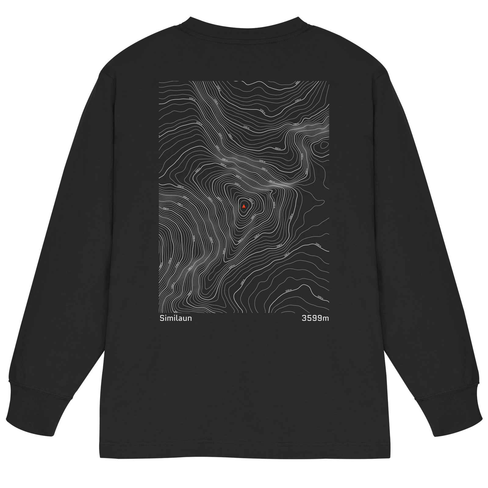 Similaun Höhenlinien Oversized Longsleeve (Unisex)