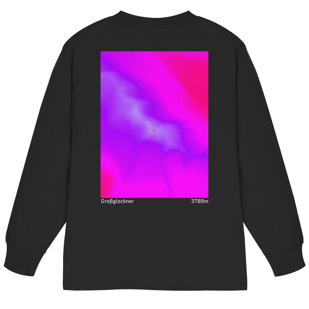 Großglockner Gradient Oversized Longsleeve (Unisex)
