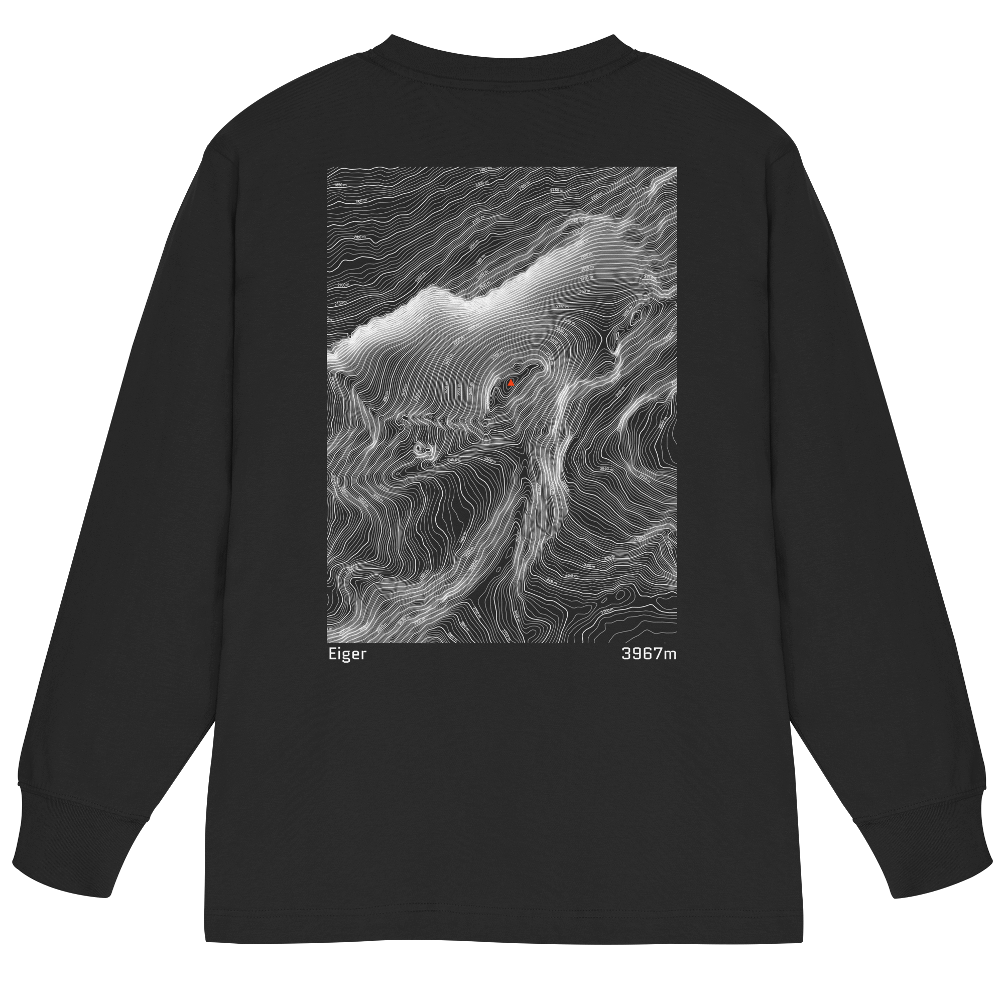 Eiger Höhenlinien Oversized Longsleeve (Unisex)