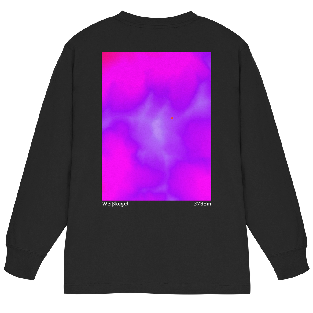 Weißkugel Gradient Oversized Longsleeve (Unisex)