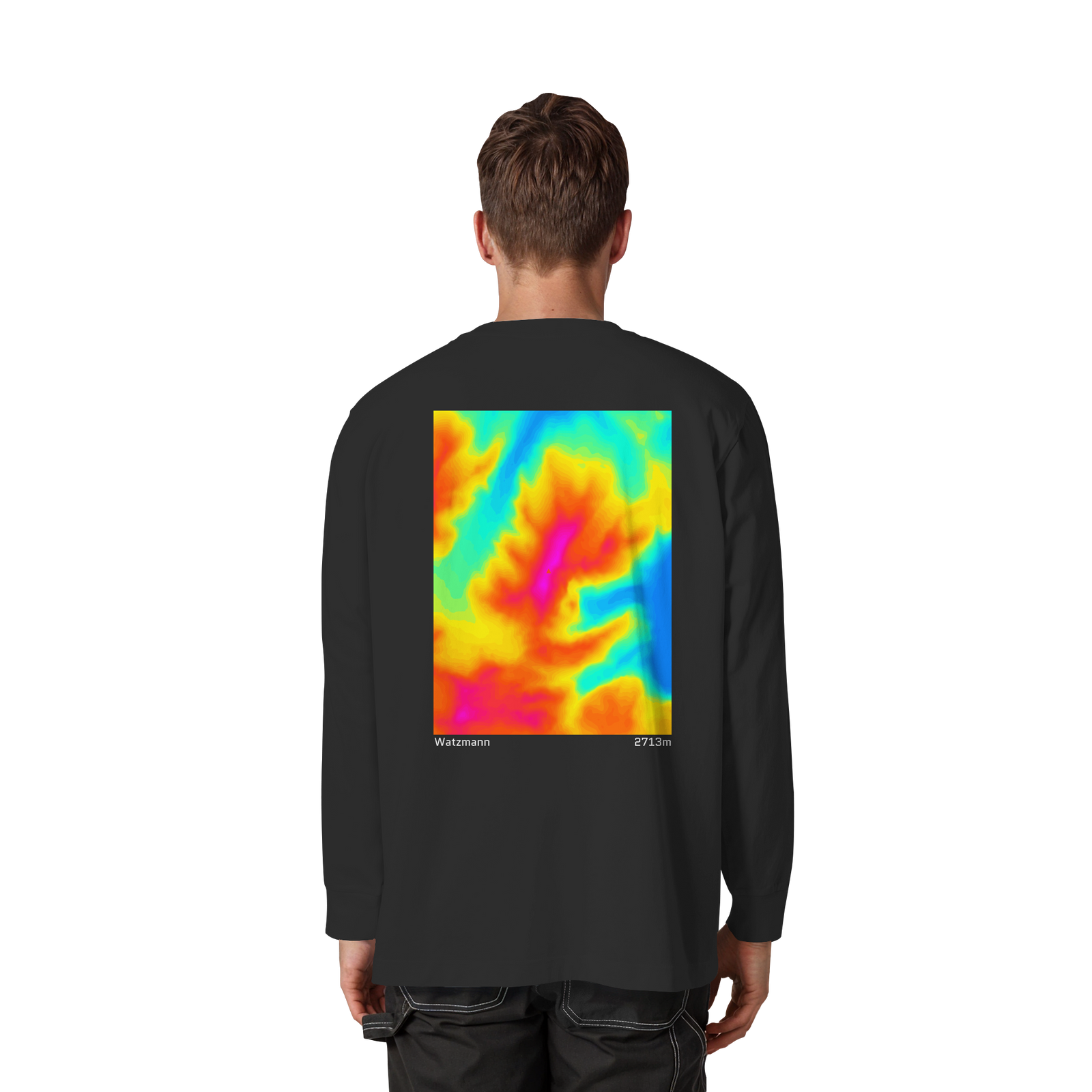 Watzmann Gradient Oversized Longsleeve (Unisex)