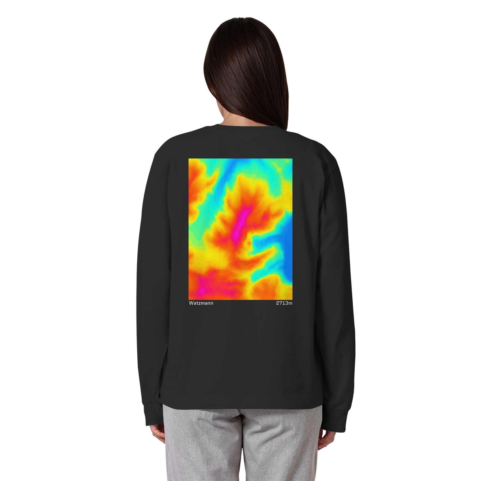 Watzmann Gradient Oversized Longsleeve (Unisex)
