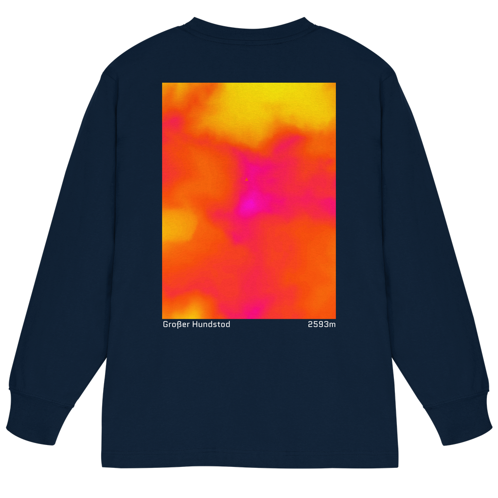 Großer Hundstod Gradient Oversized Longsleeve (Unisex)