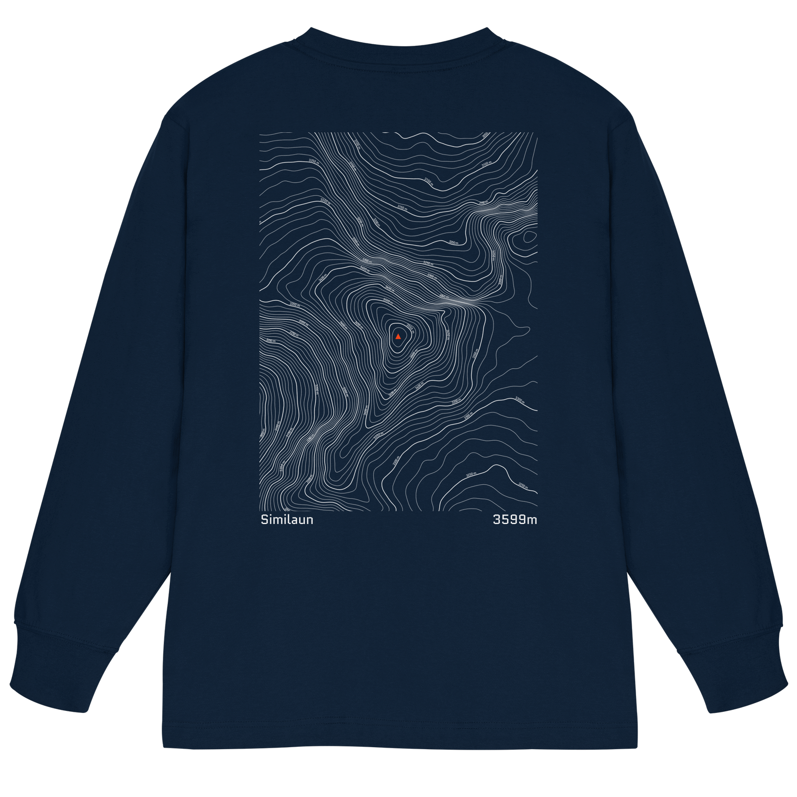 Similaun Höhenlinien Oversized Longsleeve (Unisex)