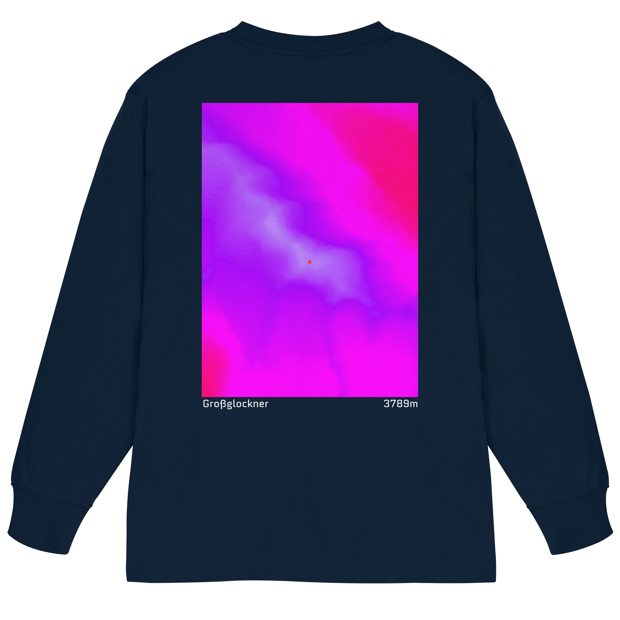 Großglockner Gradient Oversized Longsleeve (Unisex)