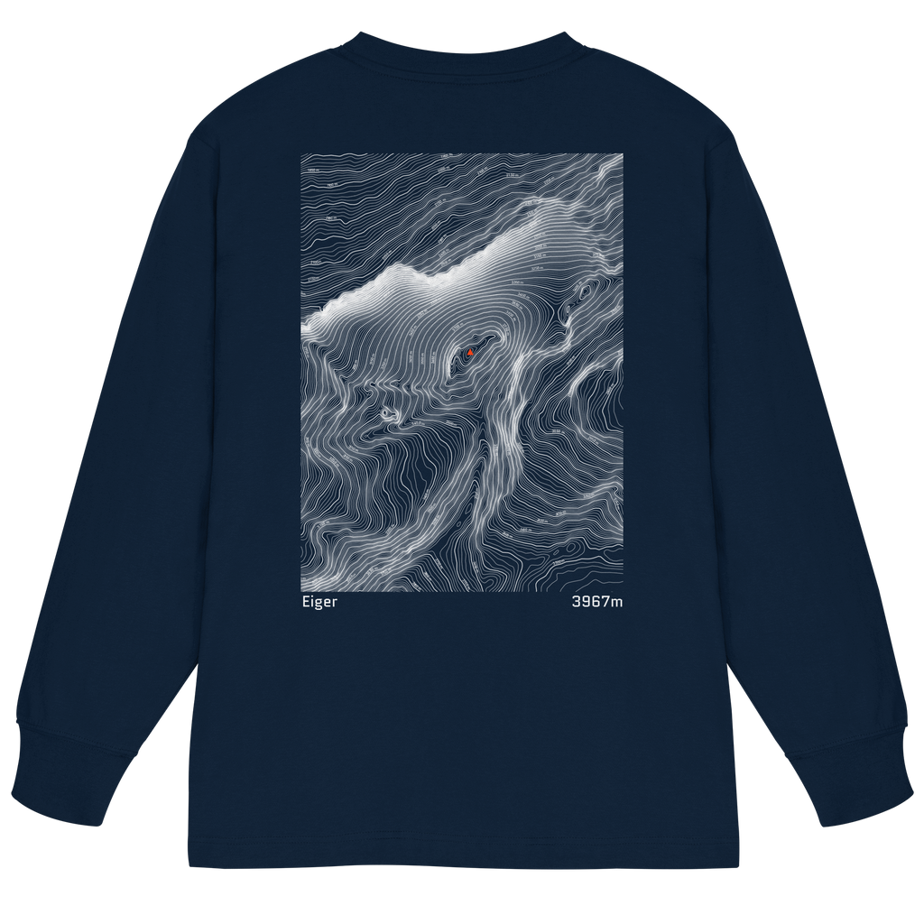 Eiger Höhenlinien Oversized Longsleeve (Unisex)